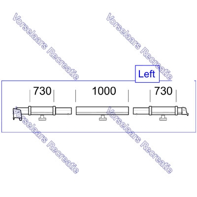 Thule Clamping Proflie 8000|2M75 left-1500602163